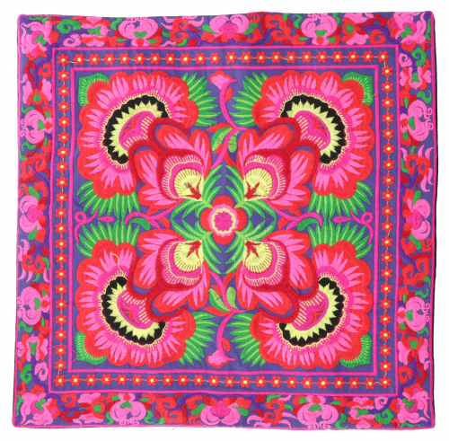Ethno cushion cover Chiang Mai - lilac/pink - 40x40x0,5 cm 