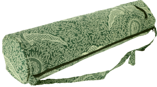 Yoga mat bag Indonesian batik - green - 65x20x20 cm 