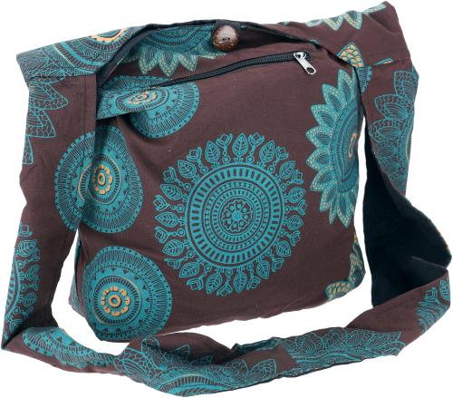 Sadhu Bag, Goa Tasche, Schulterbeutel, Einkaufsbeutel - Modell 3 - 35x38x11 cm 