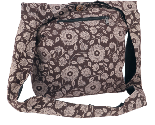 Sadhu Bag, Goa Tasche, Schulterbeutel, Einkaufsbeutel - Modell 10 - 33x38x11 cm 