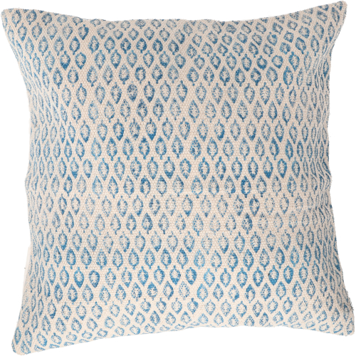 Woven kilim cushion cover block print, decorative cushion cover, boho cushion traditional production - pattern 5 - 50x50x0,5 cm 