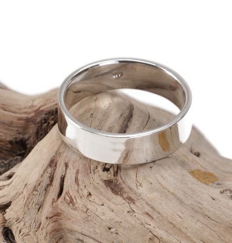 Silver ring, boho style ethno ring, men`s ring, men`s jewelry - model 26 - 1,5 cm
