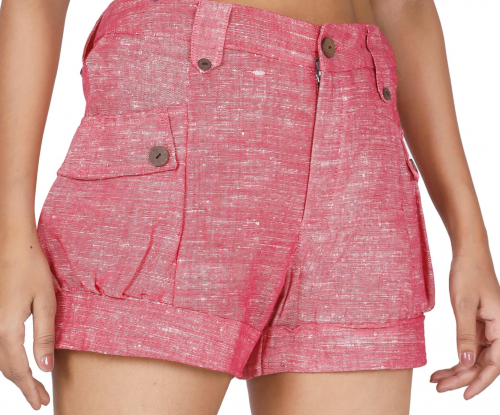 Shorts Boho-chic, short khadi pants - pink