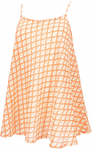 Boho Trgertop, luftiges Top aus Baumwolle - orange