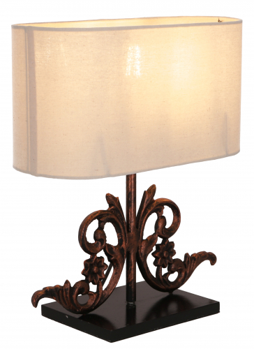 Table lamp/table lamp, handmade from natural material - Scala 3 model - 41x35x15 cm 