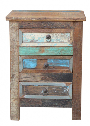 Vintage side cabinet, chest of drawers, bedside cabinet, hallway cabinet with 3 drawers - model 2b - 60x44x32 cm 