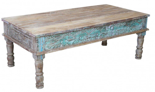 Coffee table, coffee table, floor table, vintage design - model 11 - 46x123x63 cm 