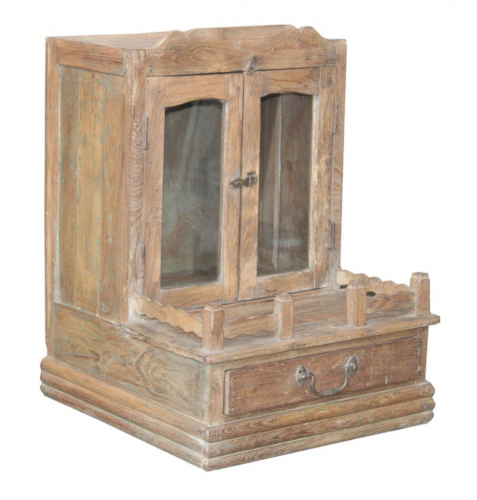 Decorative cabinet with drawer in vintage design - model 1b - 65x49x52 cm 