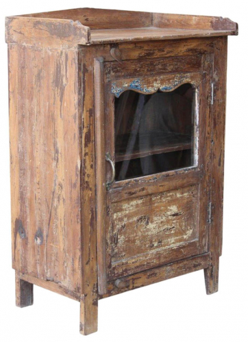 Side cabinet, chest of drawers, bedside cabinet, hall cabinet with glass door - Model 11 - 82x54x32 cm 