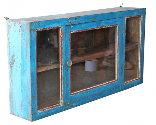 Side cabinet, chest of drawers, bedside cabinet, hall cabinet with glass door - Model 16 - 46x92x17 cm 