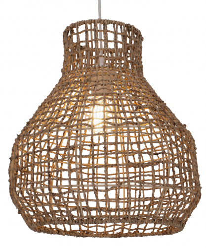 Deckenlampe / Deckenleuchte, in Bali handgemacht aus Naturmaterial - Modell Monaco - 39x36x36 cm  36 cm