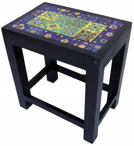 Kleiner Tisch mit Fliesenmosaik - 40cm