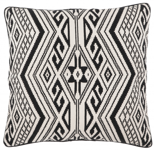 Boho cushion cover60*60 cm, woven decorative cushion cover from India - 12