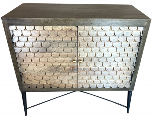 Modern chest of drawers with retro elements - Model 34 - 85x140x40 cm 