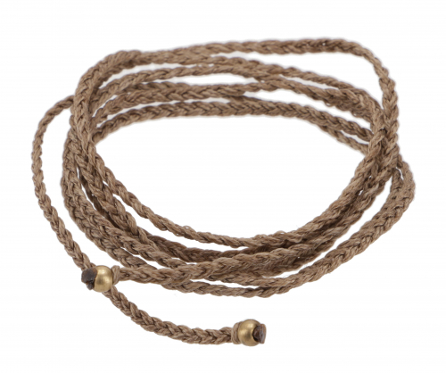Macram chain, macram ribbon, ribbon for chain - taupe - 100 cm