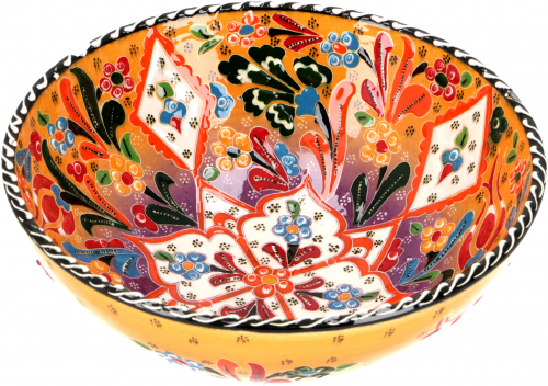 1 pc. Oriental ceramic bowl, bowl, cereal bowl, hand-painted -  21 cm/Model 6