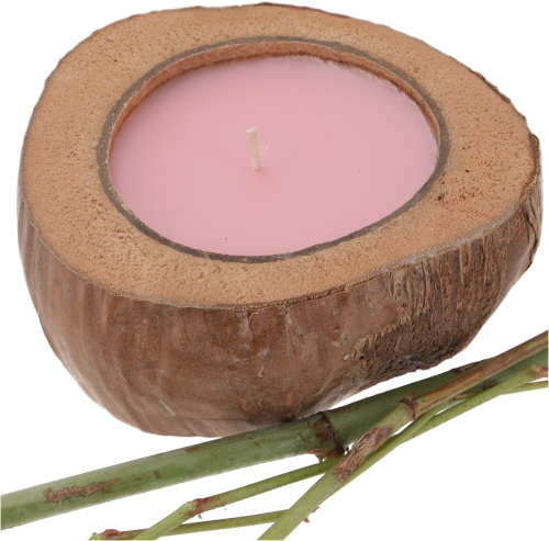 Exotic scented candle coconut 15 cm - Orchid