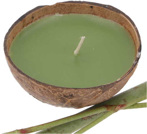 Exotic scented candle coconut 8 cm - Citronella