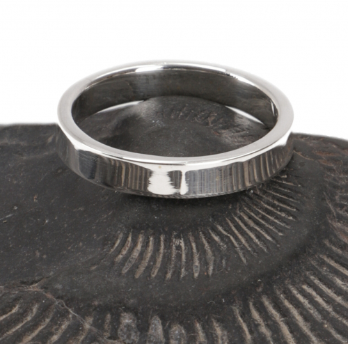 Silver ring, boho style ethno ring, men`s ring, men`s jewelry - model 27 - 0,7 cm
