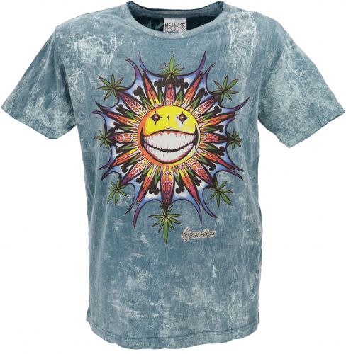 No time T-Shirt - Happy sun/petrol