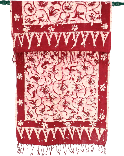 Batik table runner, wall hanging from Indonesia - 120 x 53 Design 10 - 53x120x0,2 cm 