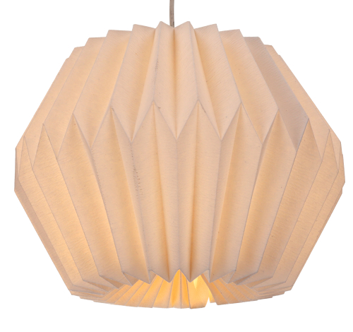 Origami design paper lampshade - Model Umbria 3 - 27x38x38 cm  38 cm