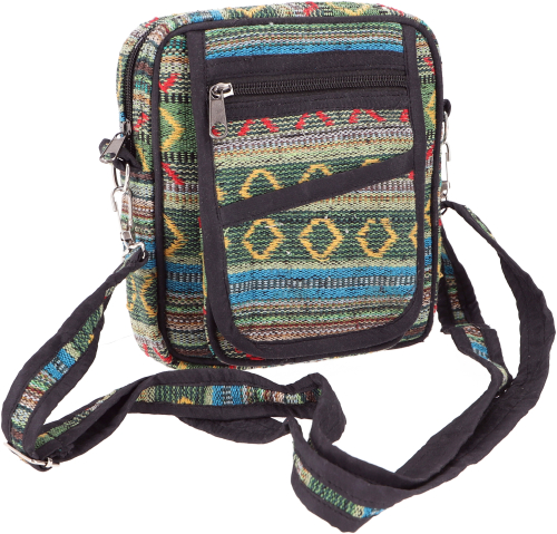 Natural shoulder bag, boho ethnic bag, camera bag - 9 - 20x16x4 cm 