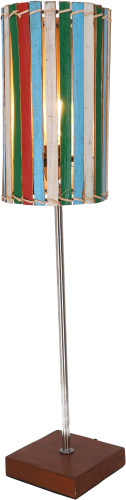 Table lamp/table lamp, handmade in Bali from natural material - model Arabella - 72x16x16 cm 