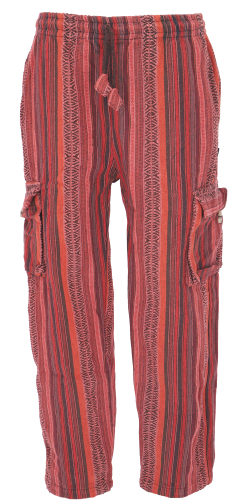 Feel-good pants, Goa pants, Loose fit pants - wine red
