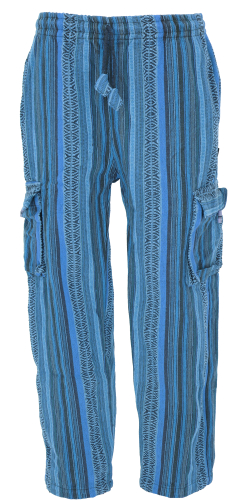 Feel-good pants, Goa pants, Loose fit pants - blue