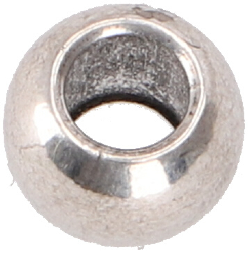 Dreadlockschmuck, Dreadlock Perle, Haarperle - Modell 8/ silber 1 cm