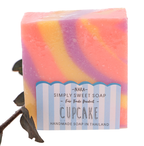 Handmade Sweet Candy Soap, 100 g, Fair Trade - Cupcake - 2,5x7x6 cm 