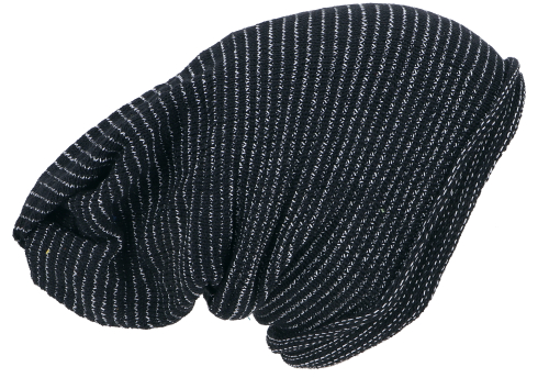Magic hairband, dread wrap, tube scarf, headband, hat - loop scarf black/white