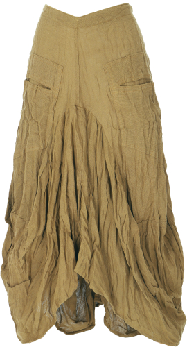 Natural maxi skirt, boho skirt, long skirt - massala