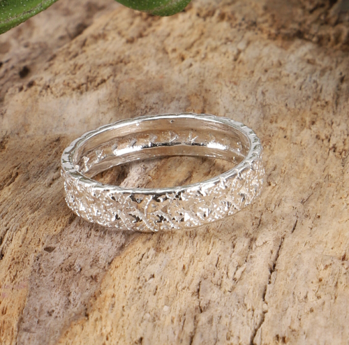 Silver ring, Boho Style Ethno Ring - Model 24 - 1,5 cm