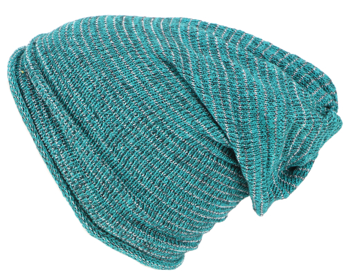 Magic hairband, dread wrap, tube scarf, headband, hat - turquoise green loop scarf