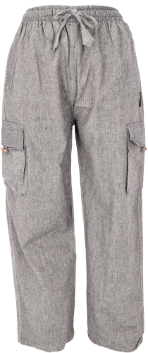 Yoga pants, unisex Goa cotton pants - gray