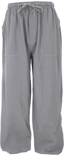 Lightweight yoga pants, tai chi pants, summer pants, cotton pants - gray