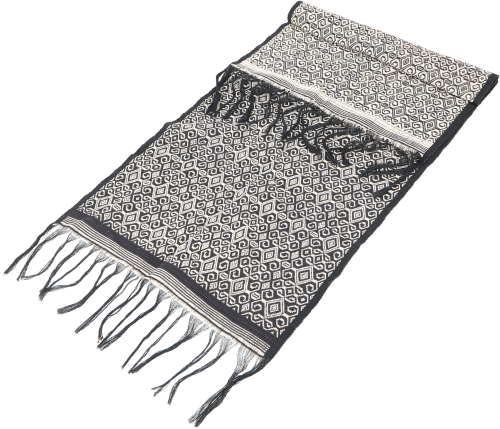Traditional hand-woven ikat cloth, table runner, tablecloth from Sumba, 150 x 45 cm - motif 12
