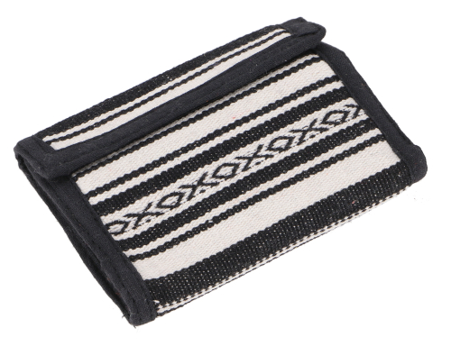 Ethno fabric wallet Nepal - Model 18 - 10x11 cm