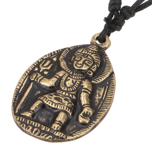 Handmade Shiva amulet necklace, pendant - Shiva - 5,5x3,5x0,2 cm 