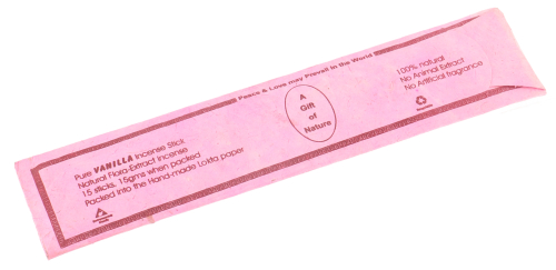 Handmade R�ucherst�bchen aus Nepal, Himalayan Flower Incense - Vanilla - 22,5x5x0,3 cm 