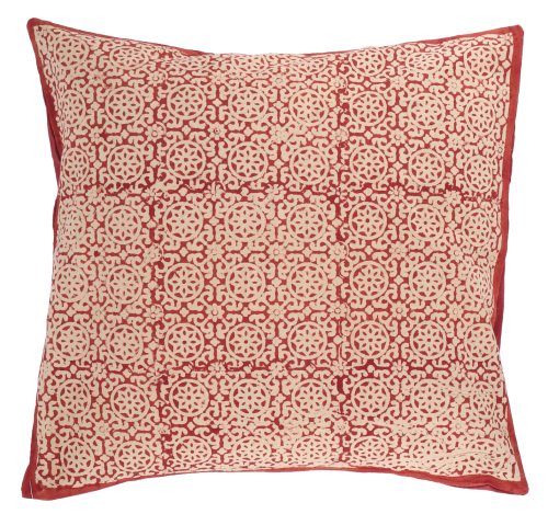 Kissenbezug Blockdruck, Kissenh�lle Ethno 40*40 cm, Dekokissen Bezug mit traditionellem Design - Muster 41