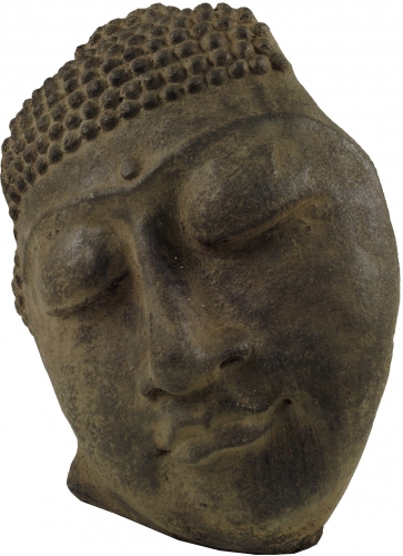 Buddha figure, stone Buddha mask - 23x20x12 cm 