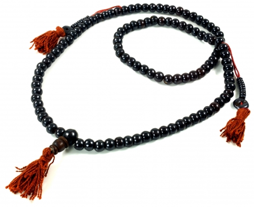 Tibetan Mala, Buddhist Prayer Necklace Yackhorn Prayer Necklace - Model 28 - 70 cm