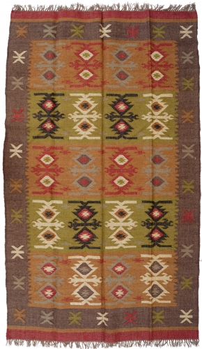 Oriental coarse woven kilim carpet 250*150 cm - pattern 3