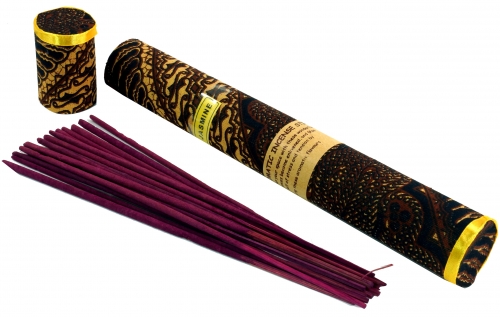 Balinese incense sticks in elegant batik cloth packaging - Jasmine