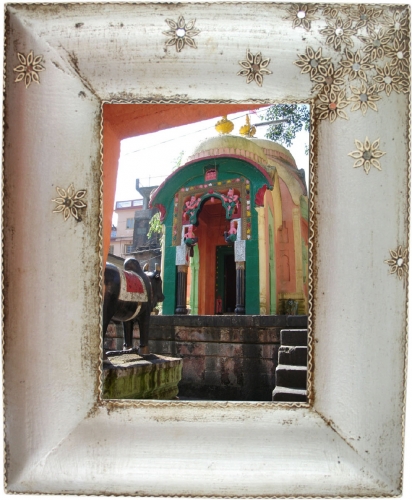 Picture frame `Bagru` No. 7 - 28x23x2 cm 