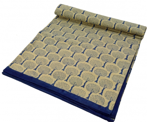 Block print bedspread, bed sofa throw, handmade wall hanging, wall cloth - Design 9