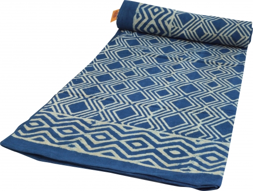 Blockdruck Tagesdecke, Bett & Sofaüberwurf, handgearbeiteter Wandbehang, Wandtuch - Design 1